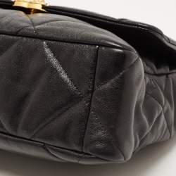 Pre Owned Chanel Black Leather Chanel 19 Flap Shoulder Bag