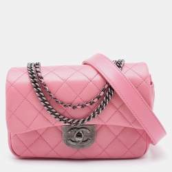 Chanel Mini in The Loop Quilted Leather Shoulder Bag Red