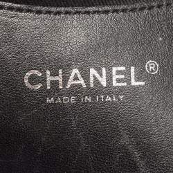 Pre Owned Chanel Black Quilted Caviar Leather Medium Just Mademoiselle Bowler Bag