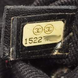 Pre Owned Chanel Black Quilted Caviar Leather Medium Just Mademoiselle Bowler Bag