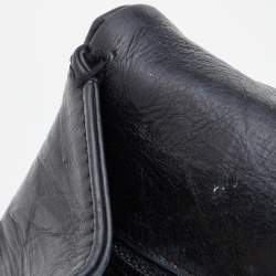 Pre Owned Chanel Black Quilted Leather Casual Rock Backpack