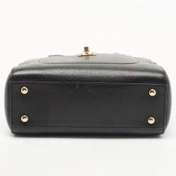 Pre Owned Chanel Black Caviar Leather Mini Neo Executive Tote
