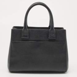 Pre Owned Chanel Black Caviar Leather Mini Neo Executive Tote