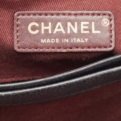 Pre Owned Chanel Black Caviar Leather Mini Neo Executive Tote
