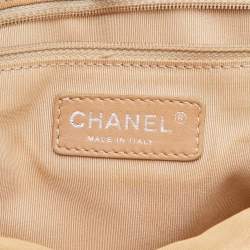 Pre Owned Chanel Black Leather CC Accordion Flap Shoulder Bag