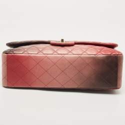 Chanel Ombre Pink Quilted Leather Maxi Classic Single Flap Bag