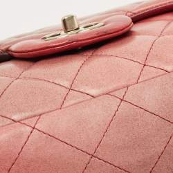 Chanel Ombre Pink Quilted Leather Maxi Classic Single Flap Bag