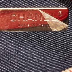Pre Owned Chanel Red Leather CC Mania Double Zip Waist Belt Bag
