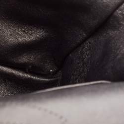 Pre Owned Chanel Metallic Grey/Black Quilted Leather 226 Reissue 2.55 Flap Bag