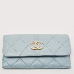 Pre Owned Chanel Mulicolor Quilted Leather CC Double Zip Waist Bag