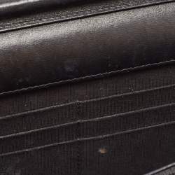 Chanel Black Python Classic Wallet on Chain