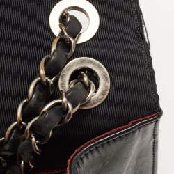 Pre Owned Chanel Black Leather Medium Ballerine Flap Bag