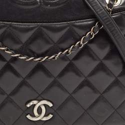 Pre Owned Chanel Black Leather Medium Ballerine Flap Bag