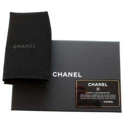 Chanel Black Lambskin Leather CC Bucket Chain Shoulder Bag