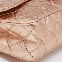 Chanel Rose Gold Quilted Leather Reissue 2.55 Classic 226 Flap Bag