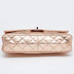 Chanel Rose Gold Quilted Leather Reissue 2.55 Classic 226 Flap Bag