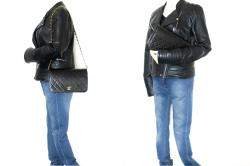 Pre Owned Chanel Black Leather Classic Flap Bag