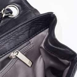 مملوكة مسبقًا Chanel Black Quilted Leather Divine Medium Flap Bag