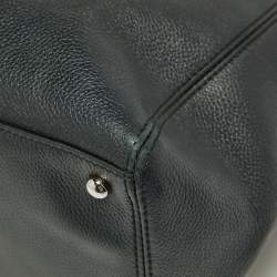 Pre Owned Chanel Black Leather Cerf Shopper Tote