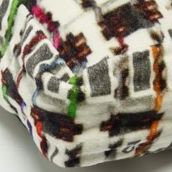 Pre Owned Chanel Multicolor Printed Cotton Large Terry Shopper Tote