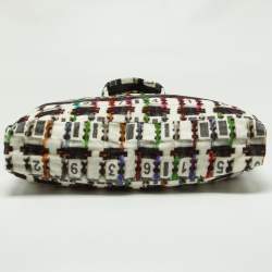Pre Owned Chanel Multicolor Printed Cotton Large Terry Shopper Tote