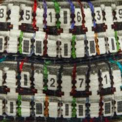 Pre Owned Chanel Multicolor Printed Cotton Large Terry Shopper Tote