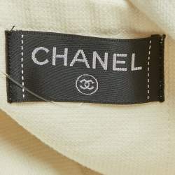 Pre Owned Chanel Multicolor Printed Cotton Large Terry Shopper Tote