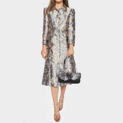 Pre Owned Chanel Dark Brown Choco Quilted Leather Camellia No. 5 Shoulder Bag