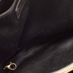 Pre Owned Chanel Black Quilted Caviar Leather GST Shopper Tote