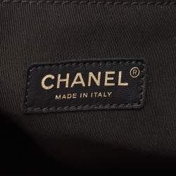 Chanel Blue Leather and Tweed Medium Chanel 31 Shopping Bag