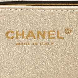 Pre Owned Chanel Navy Blue Caviar Leather Captain Gold Waist Bag