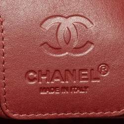 Pre Owned Chanel Pale Gold Leather Coco Cocoon Tote