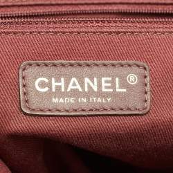 Pre Owned Chanel Metallic Olive Green Quilted Leather Istanbul Accordion Flap Bag