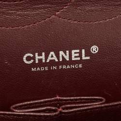 Pre Owned Chanel Black Quilted Leather Jumbo Classic Double Flap Bag
