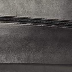 Pre Owned Chanel Black Quilted Lambskin Leather Maxi Classic Double Flap Bag
