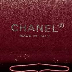 Pre Owned Chanel Black Quilted Lambskin Leather Maxi Classic Double Flap Bag