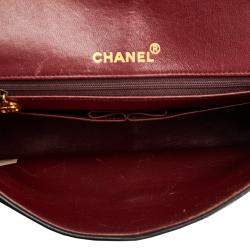 Chanel Black Medium Tall Classic Lambskin Double Flap