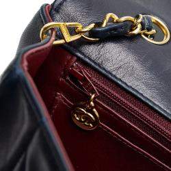 Pre Owned Chanel Black Classic Lambskin Single Flap