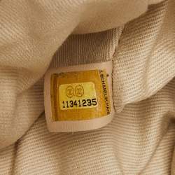 Pre Owned Chanel Cream Quilted Leather Ultimate Stitch Flap Bag