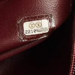 Pre Owned Chanel Black Diagonal Quilted Leather CC Flap Bag 