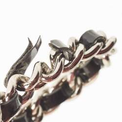 مملوكة مسبقًا Chanel Black Patent Leather Camellia Laser Cut East West Flap Bag