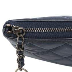 Chanel Blue Gabrielle Clutch Bag