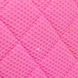 Pre Owned Chanel Pink Quilted Jersey Jumbo Classic Single Flap Bag