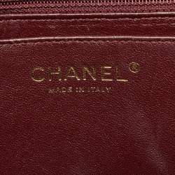 Pre Owned Chanel Black Quilted Lambskin Leather Maxi Classic Double Flap Bag
