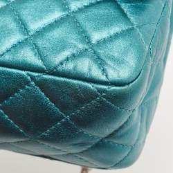 Chanel Metallic Teal Green Quilted Leather Reissue 2.55 Classic 226 Flap Bag