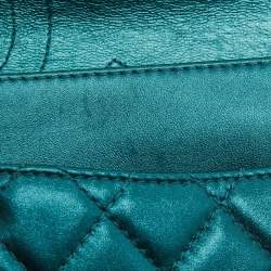 Chanel Metallic Teal Green Quilted Leather Reissue 2.55 Classic 226 Flap Bag