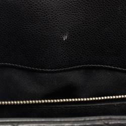 Pre Owned Chanel Black Quilted Caviar Leather CC Timeless Tote