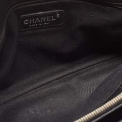 Pre Owned Chanel Black Quilted Caviar Leather CC Timeless Tote