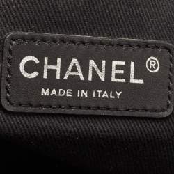 Pre Owned Chanel Black Quilted Caviar Leather CC Timeless Tote