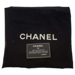 Chanel Black Canvas Large Deauville Tote Bag
